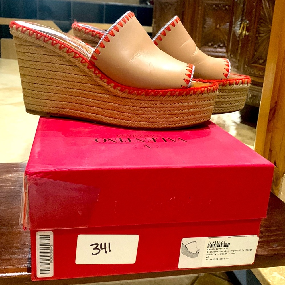 Valentino espadrille wedges